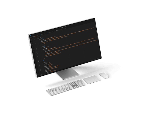 Website in mobile device example